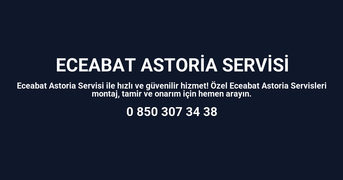 Eceabat Astoria Servisi